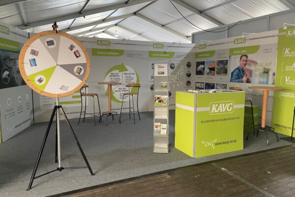 KAVG Messestand Hiller Markt